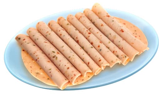 Naif Chicken Mortadella Red & Green Pepper Per Kilo