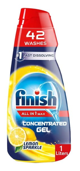 Finish All In 1 Max Lemon Sparkle Concentrated Gel 1L