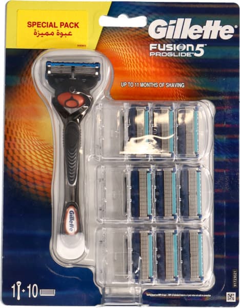 Gillette Pro Glide 1 Handle + 10 Blades