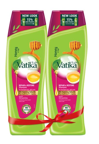 Vatika Honey And Egg Repair And Restore Shampoo 2 x 400 ml