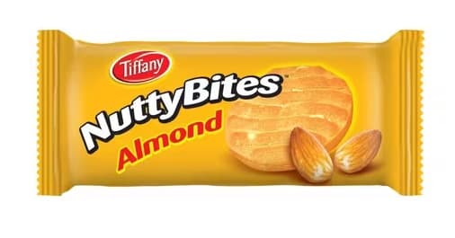 Tiffany Nutty Bites Almond Biscuits 81G
