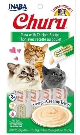 Churu Tuna With Chicken Recipe Creamy Cat Treats