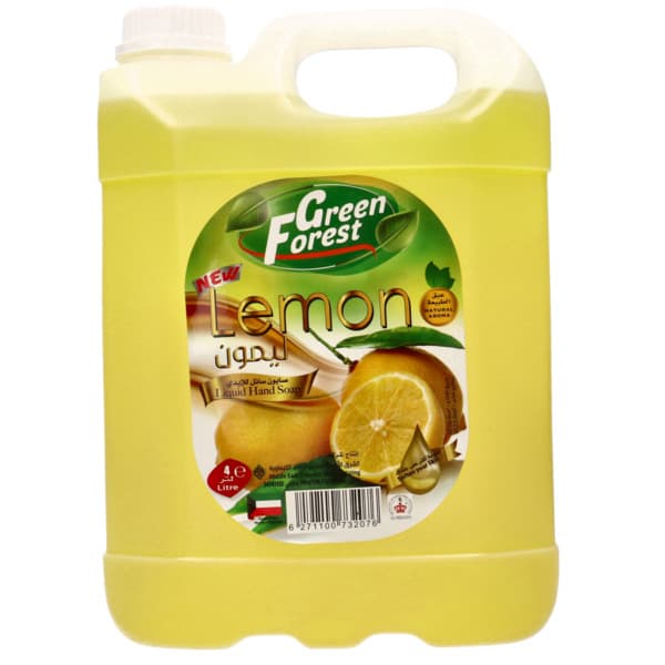 Green Forest Lemon Scented 3's Hand Wash 4 L