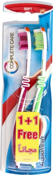 Aquafresh Complete Care Soft Toothbrush 2 Pack