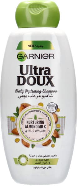 Garnier Ultra Doux Almond Milk Hydrating Shampoo 400Ml