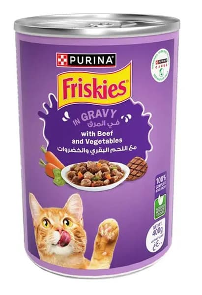 Beef, Chicken & Vegetables In Gravy Cat Food Can