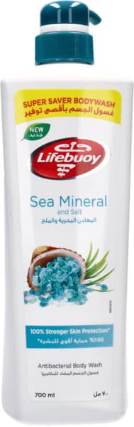 Lifebuoy Antibacterial Body Wash Sea Mineral & Salt 700Ml