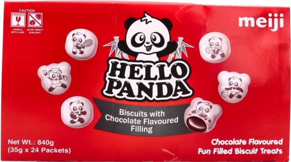 Meiji Hello Panda Chocolate Filled Biscuits 35G