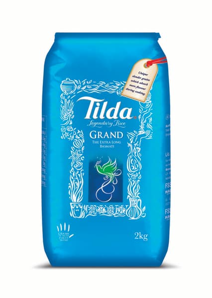 Tilda Grand Extra Long Grain Basmati Rice 2Kg