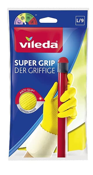 Vileda Super Grip Anti Slip Large Gloves