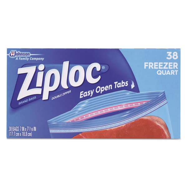 Ziploc Double Protection Freezer Bags 38's