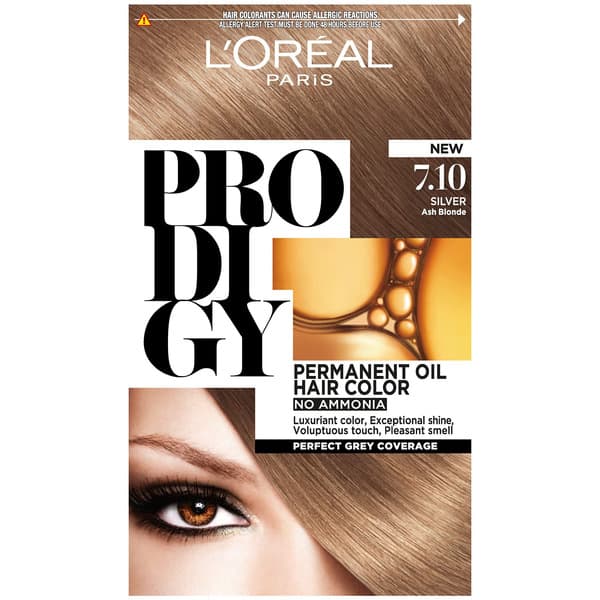 L'Oreal Prodigy Hair Color 7.1 Silver Ash Blonde