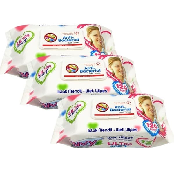 Bivy Wet Wipes 3X100