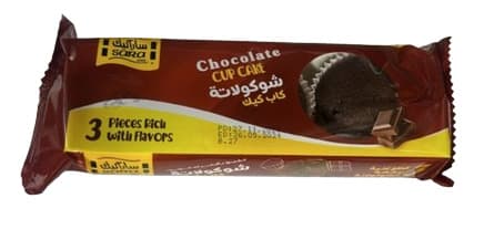Sara Cake Chocolate Cup Cake 3X25G