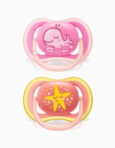 Philips Avent Ultra Air Bear Pattern Pacifier (6-18 Months) 2's