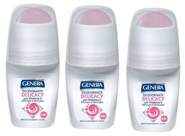 Genera Roll On Deodorant Assorted 3X50Ml
