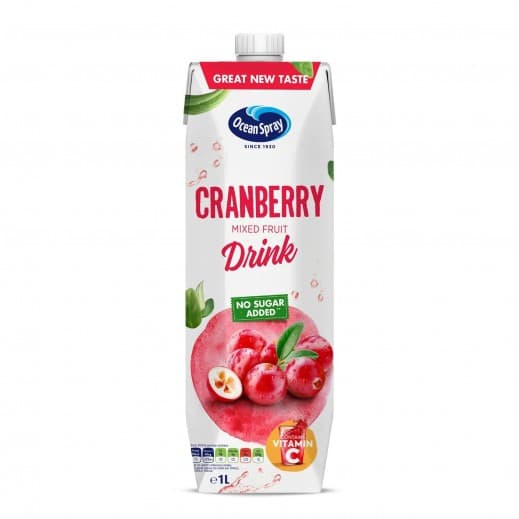 Ocean Spray No Sugar Added Spray Mixed Fruit Cranberry Drink 1L