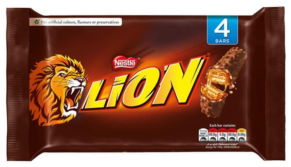 Lion Chocolate Bar 4X30G