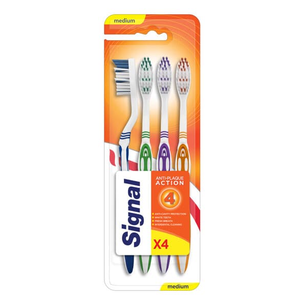 Signal Anti-Plaque Tooth Brush 4's