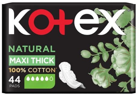 Kotex Natural Maxi Thick Night Sanitary Pads 30+14