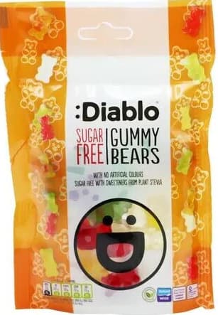 Diablo Sugar Free Gummy Bears 75G