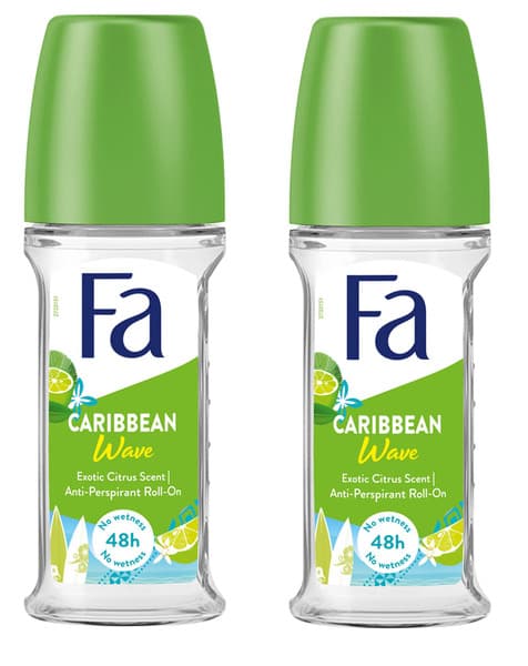 Fa Caribbean Wave Anti-Perspirant Roll On Deodorant