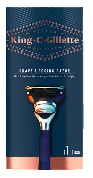 King. C. Gillette Shave & Edging Razor
