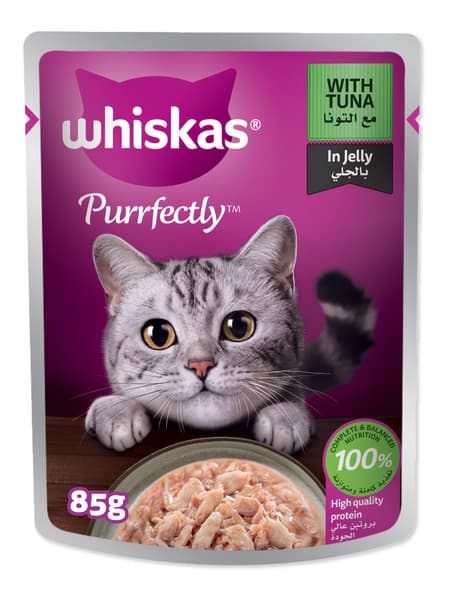 Whiskas Purrfectly Fish With Tuna 85G