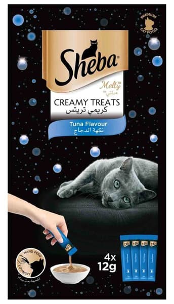 Sheba Creamy Tuna Cat Treats 48G