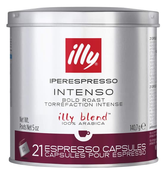 Illy Intenso Bold Roast Coffee Capsules 21's