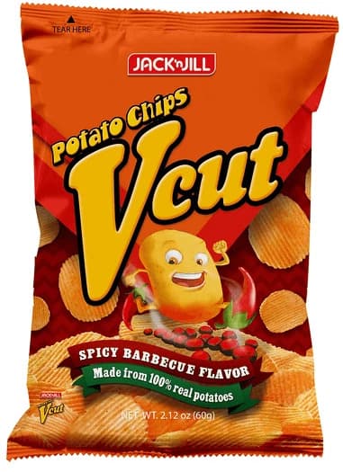 Jack N Jill Vcut Spicy Barbecue Potato Chips 60G