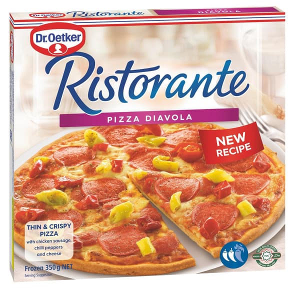 Dr. Oetker Ristorante Frozen Diavola Pizza 350G