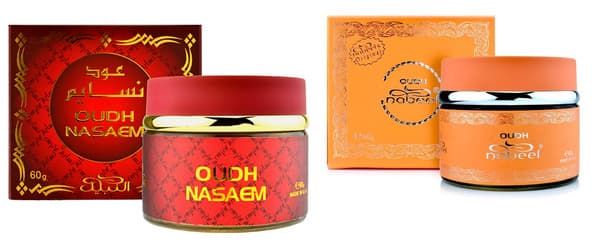 Bakhoor Oud Nabeel 60G + Oud Nasaem 60G