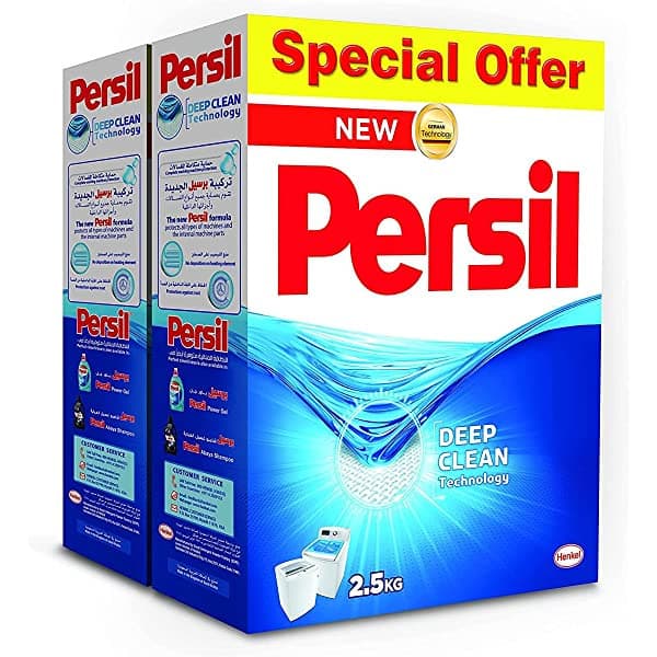 Persil Deep Clean Blue Detergent Powder 2X2.5Kg