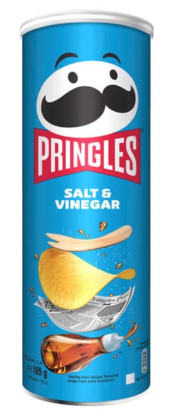 Pringles Salt & Vinegar Potato Chips 165G