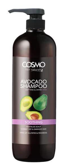 Cosmo Hair Naturals Avocado Soothing Shampoo 1000Ml