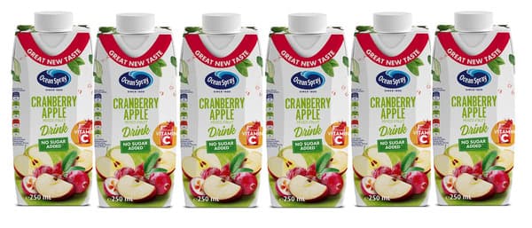 Ocean Spray Cranberry Apple Mix Fruit Drink 250Ml