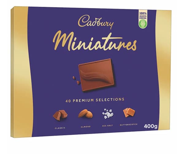 Cadbury Miniatures Premium Selection Chocolates 400G