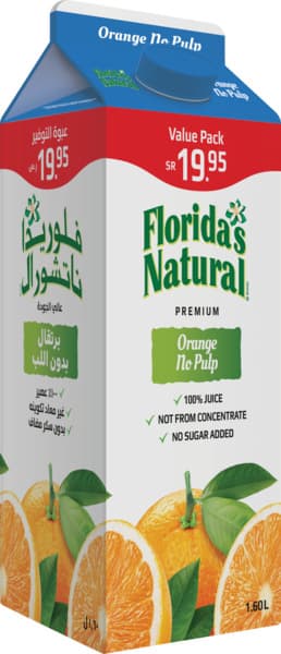 Florida's Natural Orange Juice With No Pulp