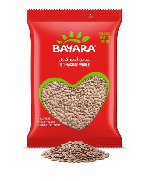 Bayara Red Masoor Whole (Lentils) 400G