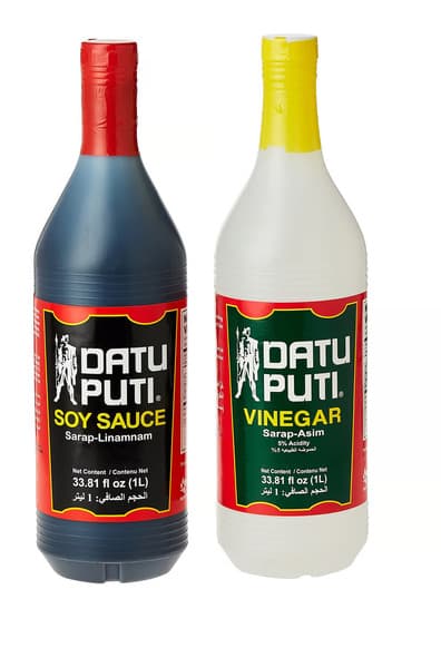 Datu Puti Soy Sauce 1L & Vinegar 1L