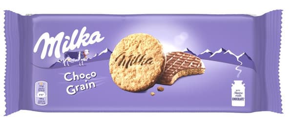Milka Choco Grain Chocolate Covered Biscuit 126G