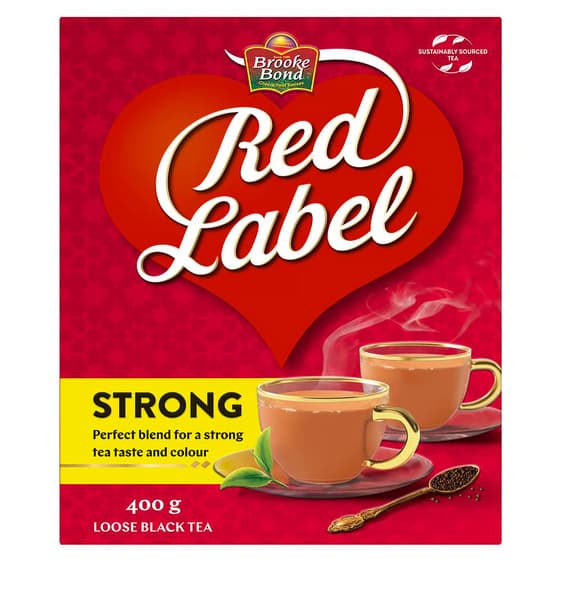 Brooke Bond Red Label Strong Loose Black Tea 400G