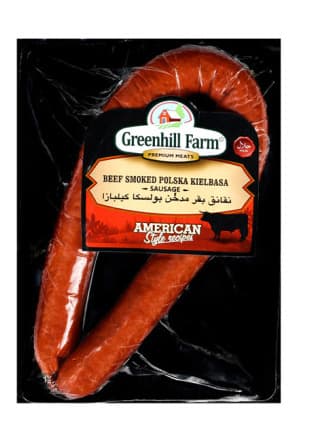 Greenhill Farm Beef Polska Kielbasa Smoked Sausage 396G