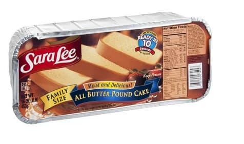 Sara Lee All Butter Pound Plain Cake 453G