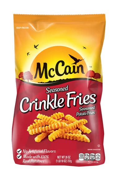 McCain Seasoned Crinkle Fries 737G