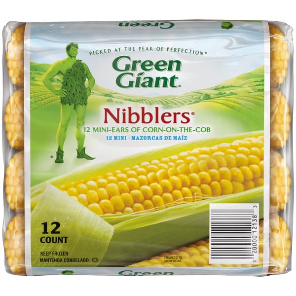 Green Giant Nibblers Frozen Corn On The Cob 12Pcs