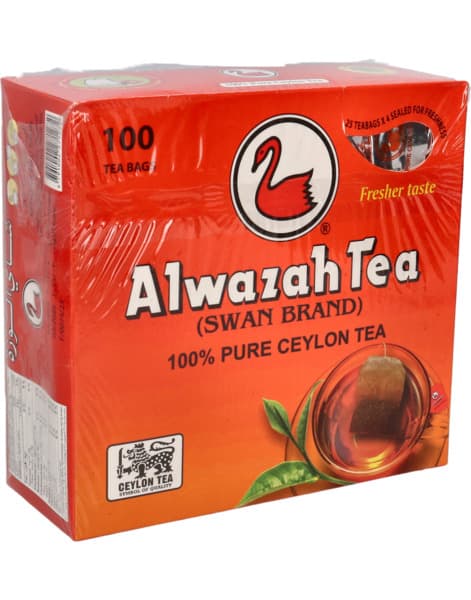 Alwazah Tea Swan Brand 100% Pure Ceylon Black Tea 450G 100's