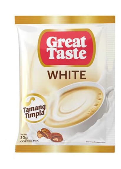 Great Taste Tamang Timpla White Coffee Mix 30G