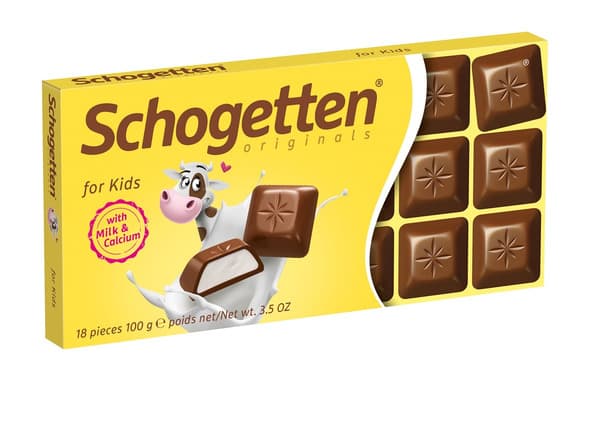 Schogetten Originals For Kids Milk Chocolate 100G
